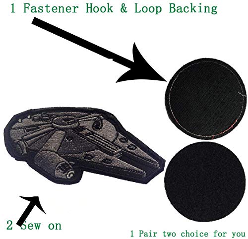 Buy now 4 Pieces Embroidered Morale Hook and Loop Fastener Tactical Patches at indiglob india