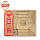 Buy now Melissa & Doug Standard Unit Solid-Wood Building Blocks With Wooden Storage Tray (60 pcs) at indiglob india