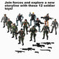 Buy now Mr.River US Army Men and SWAT Team Toy Soldiers Action Figures with Military Weapons Accessories for Kids Boys Girls,12Pcs at indiglob india