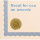 Great Papers! Star Embossed Official Gold Foil Certificate Seal for Achievements and Awards, 48 Count (903419)