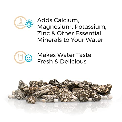 Buy now Santevia Mineral Stones Replacement | Adds Healthy Minerals & Alkalinity | Improves Water Taste | Lasts 2 Years at indiglob india