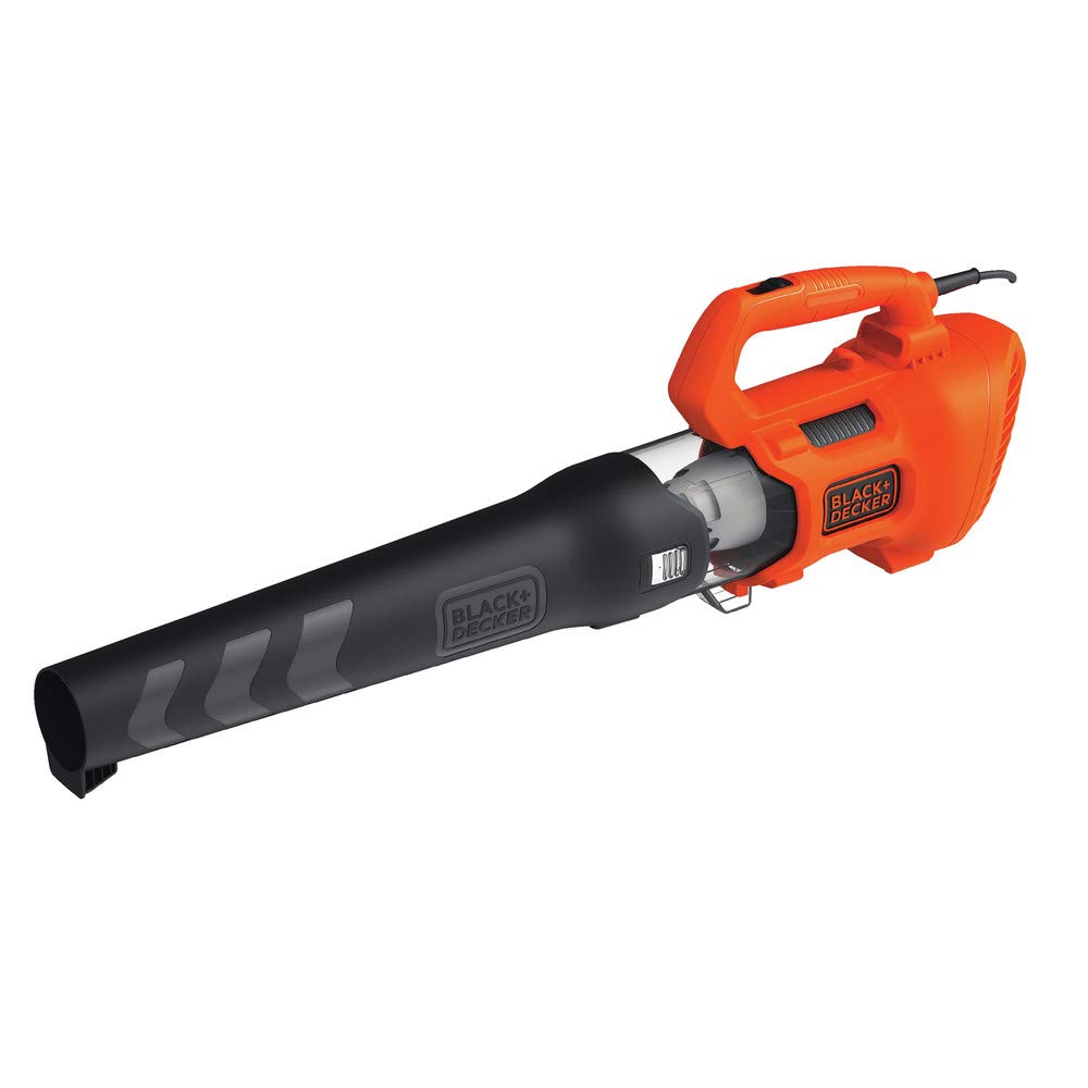 Buy now BLACK + DECKER Electric Leaf Blower, Hand Held Blowers for Lawn Care, Up to 450 CFM and 140 MPH Power, Axial, Lightweight, Corded (BEBL750) at indiglob india