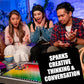Buy now HUES and CUES - Vibrant Color Guessing Board Game for 3-10 Players Ages 8+, Connect Clues and Guess from 480 Color Squares at indiglob india