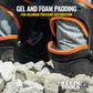 Buy now Klein Tools 60491 Hinged Knee Pads, Heavy Duty Gel Foam Protective Knee Pads with Quick-Fasten Buckle and Thigh Strap, Black at indiglob india