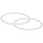 Instant Pot 2-Pack Sealing Ring 5 & 6-Qt, Inner Pot Seal Ring, Electric Pressure Cooker Accessories, Non-Toxic, BPA-Free, Replacement Parts, Clear