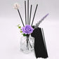 100PCS Reed Diffuser,7 Inch Aromatherapy Diffuser Black Fiber Sticks-Black Reed Diffuser Sticks for Home Office Spa and Bedroom