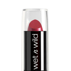 wet n wild Silk Finish Lipstick, Hydrating Rich Buildable Lip Color, Formulated with Vitamins A,E, & Macadamia for Ultimate Hydration, Cruelty-Free & Vegan - Just Garnet