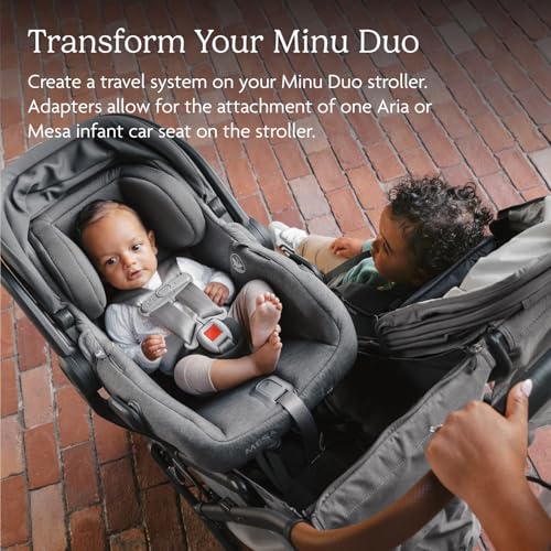 Buy now UPPAbaby Car Seat Adapter for Minu Duo Stroller ƒ?? Compatible with Aria and Mesa Infant Car Seats - Quick + Secure Attachment ƒ?? 1 Pair at indiglob india