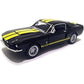 KiNSMART - 1967 Ford Shelby Mustang GT500 1:38 Scale 5" Die Cast Metal Model Toy Muscle Car (Grey)