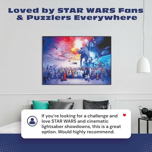 Buy now Buffalo Games - Star Warsƒ?› - You were The Chosen One - 2000 Piece Jigsaw Puzzle for Adults - Challenging Puzzle Perfect for Game Nights - Finished Size is 38.50 x 26.50 at indiglob india