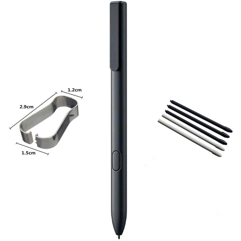FORERUNER Galaxy Tab S3 S Pen,Stylus Touch S Pen for Samsung Galaxy Tab S3 SM-T820 T835 T825 Replacement Warranty Tips/Nibs (Black)
