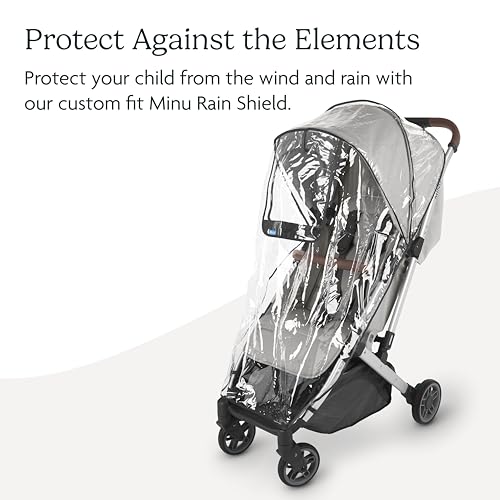 Buy now UPPAbaby Minu and Minu V2 Rain Shield/Waterproof and Windproof Coverage/Ventilated Design/Quick Attachment/Easy Access to Child at indiglob india