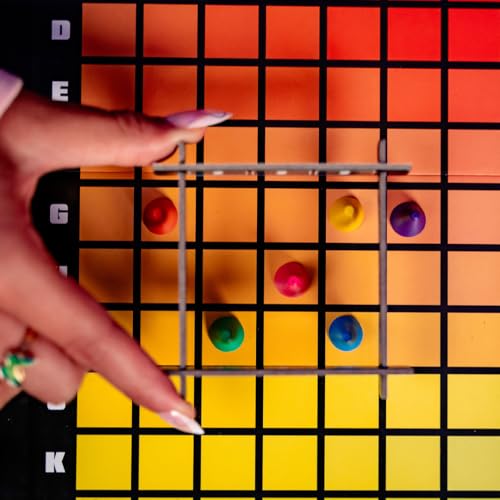 Buy now HUES and CUES - Vibrant Color Guessing Board Game for 3-10 Players Ages 8+, Connect Clues and Guess from 480 Color Squares at indiglob india