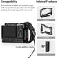 SmallRig Camera Cage Wrist Strap, Universal Quick Adjustable Secure Grip Camera Cage Handle Hand Wrist Strap PAC2456