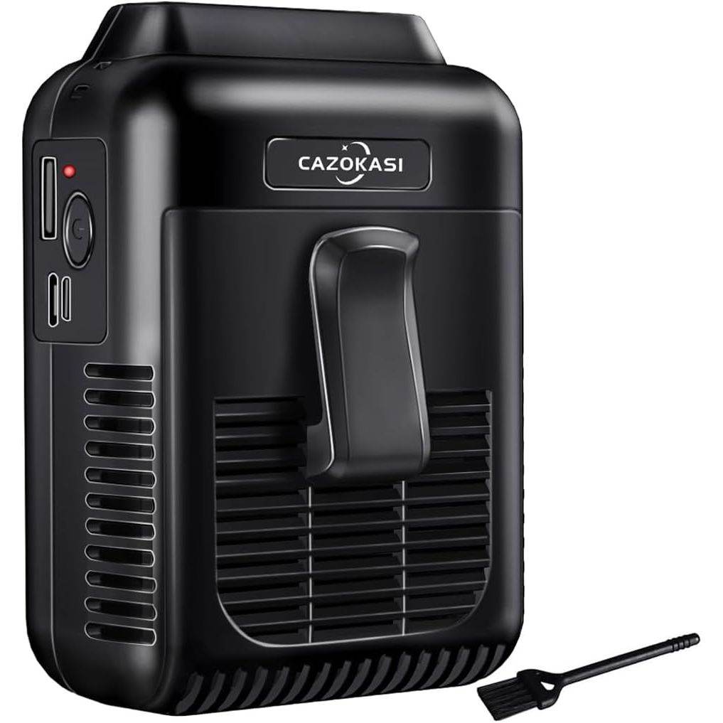 CAZOKASI Personal USB Rechargeable Waist Clip Fan - 8000mAh, 6-32 Hours Wearable Cooler for Traveling, Working, Outdoor, Office - My Store