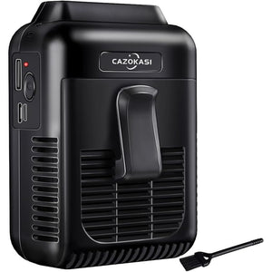 CAZOKASI Personal USB Rechargeable Waist Clip Fan - 8000mAh, 6-32 Hours Wearable Cooler for Traveling, Working, Outdoor, Office