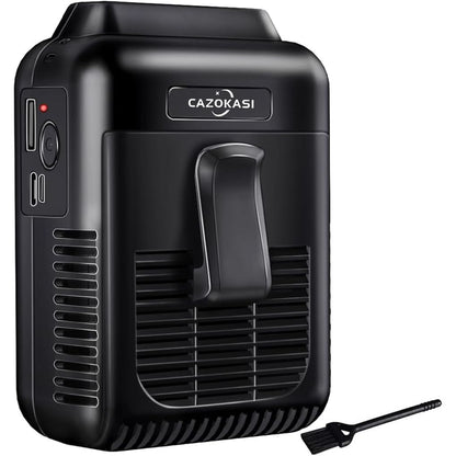 CAZOKASI Personal USB Rechargeable Waist Clip Fan - 8000mAh, 6-32 Hours Wearable Cooler for Traveling, Working, Outdoor, Office