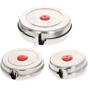 Utoolmart Tape Measure Set 1M 2M 3M (3.3ft, 6.6ft, 9.8ft), Steel Retractable Professional Tape, Metric Scale, Steel Case Measuring Tape 1 Set