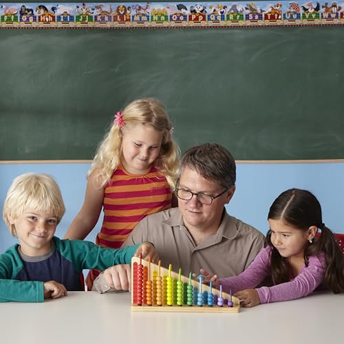Buy now Melissa & Doug Add & Subtract Abacus - Educational Toy with 55 Colorful Beads and Sturdy Wooden Construction at indiglob india