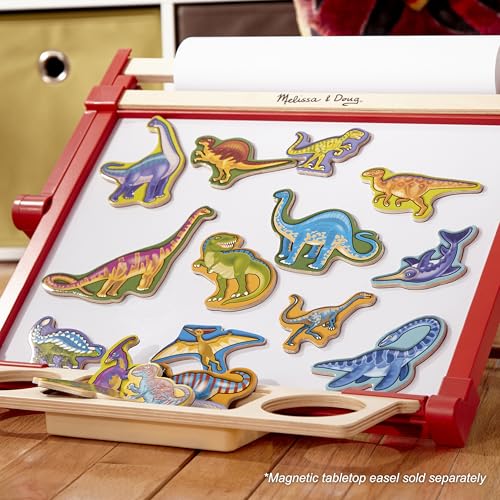 Buy now Melissa & Doug Magnetic Wooden Dinosaurs in a Wooden Storage Box (20 pcs) at indiglob india
