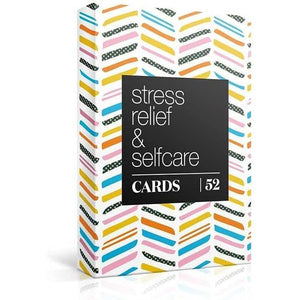 Allura & Arcia 52 Stress Less & Self Care Cards - Mindfulness & Meditation Exercises - Anxiety Relief & Relaxation