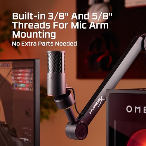 Buy now HyperX SoloCast – USB Condenser Gaming Microphone, for PC, PS4, PS5 and Mac, Tap-to-Mute Sensor, Cardioid Polar Pattern, great for Streaming, Podcasts, Twitch, YouTube, Discord,Black at indiglob india