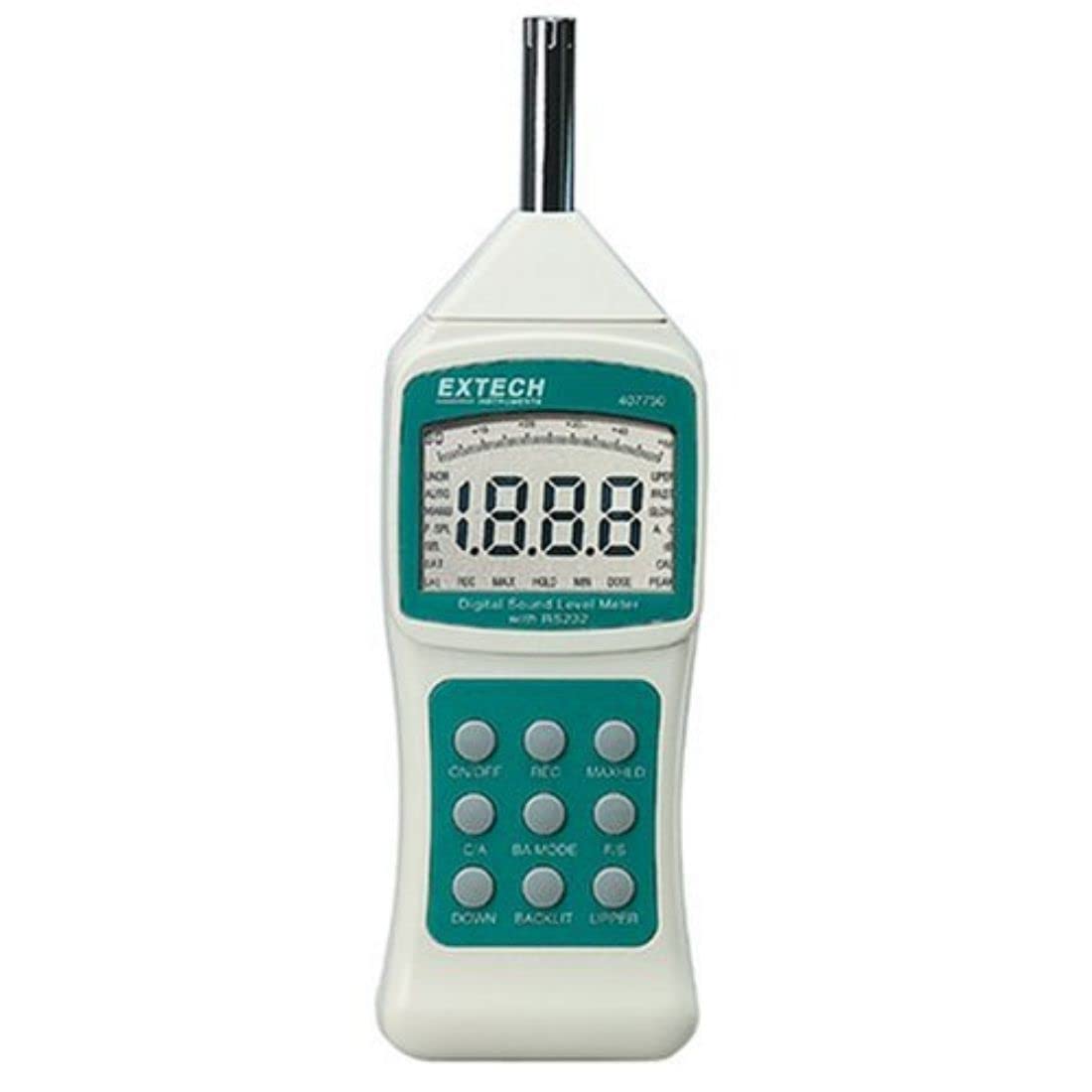 Buy now Extech 407730 Digital Sound Level Meter 40-130dB Sound Level Meter with PC Interface at indiglob india