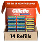 Buy now Gillette ProGlide Razor Refills for Men, 12 Razor Blade Refills at indiglob india