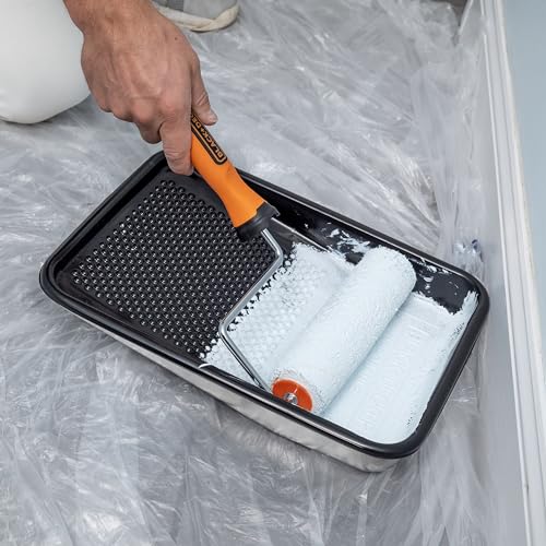 Buy now Black+Decker Paint Tray Liner - 10 Pack: Convenient Disposable Liners for Easy Cleanup - Compatible with Standard Paint Trays - Ideal for DIY Projects and Professional Painting Jobs at indiglob india