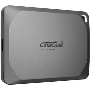 Crucial X9 Pro 2TB Portable SSD, Up to 1050MB/s Read & Write, 3.2 USB-C, External Solid State Drive, Durable Storage for PC & Mac, for Content Creators & Videogaphers, Silver - ‎CT2000X9PROSSD902