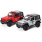 KiNSMART - Jeep Wrangler Rubicon Off Road 4x4 5 inch 1:34 Scale Die Cast Model Replica Toy Car (Blue Hardtop)