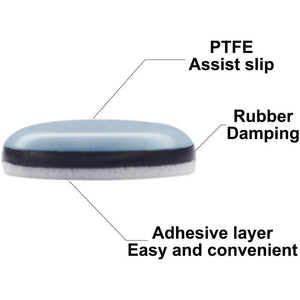 Appliance Sliders for Kitchen Appliances, DIY Teflon Coffee Maker Slider, 12 PCS Coffee Pot Slider Tray Alternatives - My Store