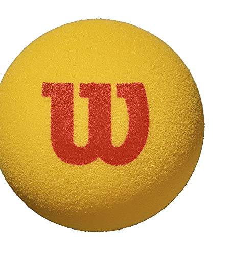 Buy now Wilson Starter Foam Tennis Balls, Yellow/Red at indiglob india