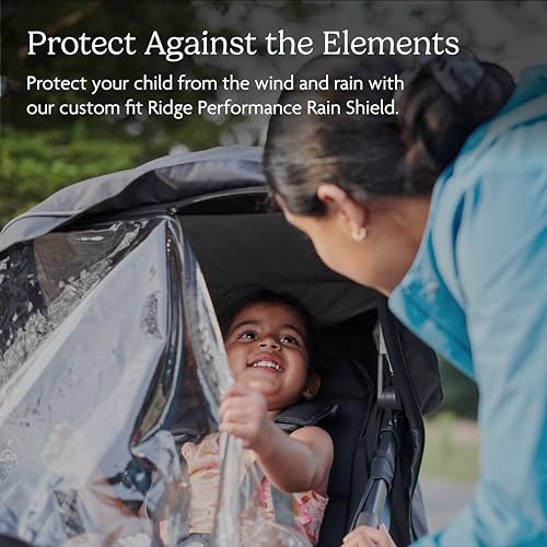 Buy now UPPAbaby Performance Rain Shield for Ridge/Waterproof and Windproof Coverage/Ventilated Design/Quick Attachment/Easy Access to Child at indiglob india