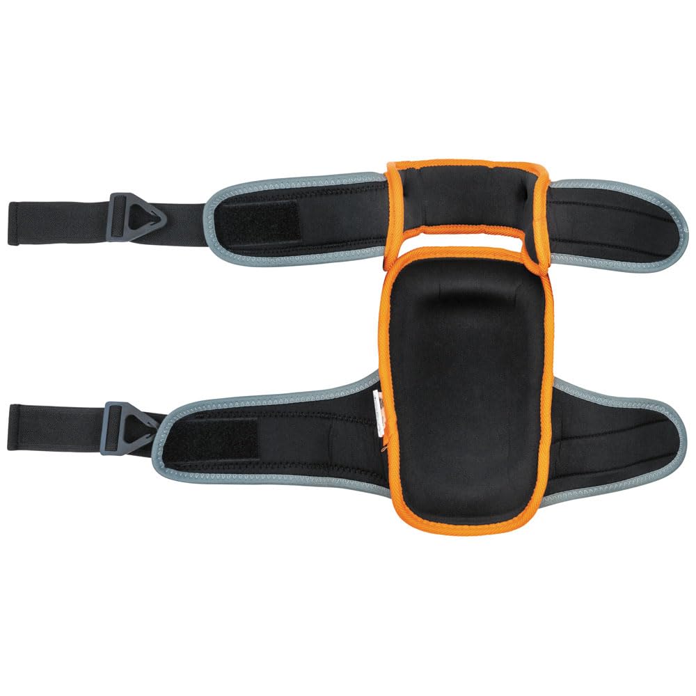 Buy now Klein Tools 60491 Hinged Knee Pads, Heavy Duty Gel Foam Protective Knee Pads with Quick-Fasten Buckle and Thigh Strap, Black at indiglob india