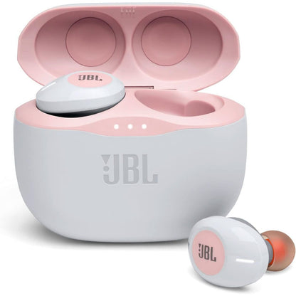 JBL Tune 125TWS True Wireless In-Ear Headphones - Pure Bass Sound, 32H Battery, Bluetooth, Fast Pair, Comfortable, Wireless Calls, Music, Native Voice Assistant (Black), Small