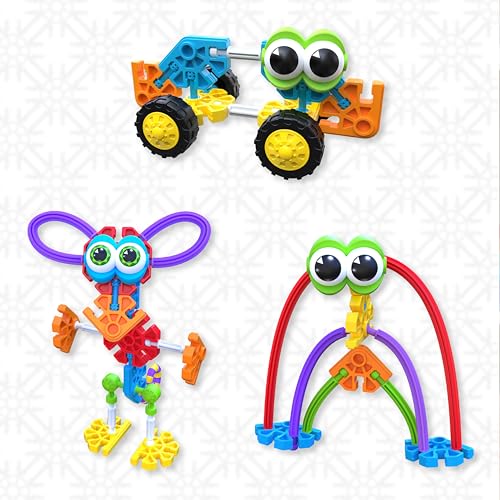 Buy now KID K'NEX - Build A Bunch Set ‚ 66 Pieces, Preschool STEM Building, Kid Construction Set, Creative Play‚ Ages 3+ at indiglob india