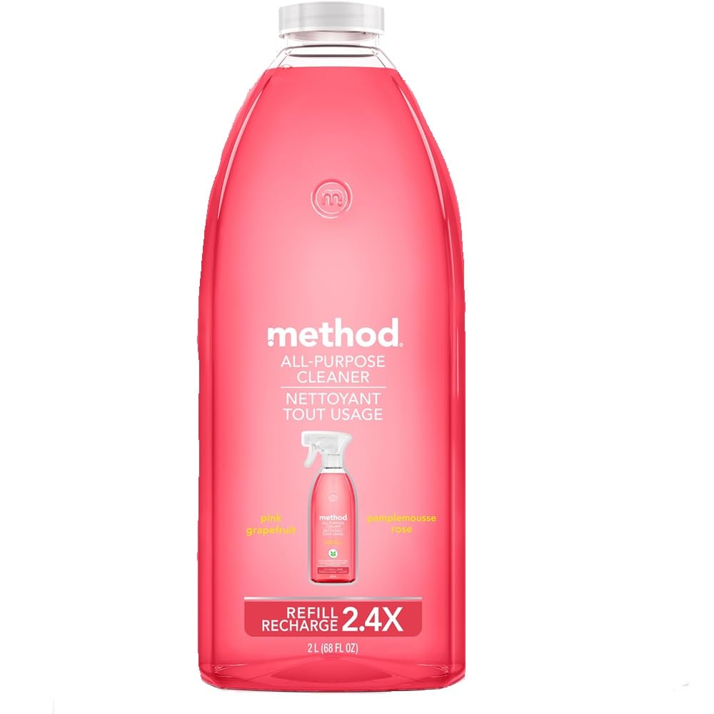 Buy now Method All-Purpose Cleaner, Pink Grapefruit, Perfect for Most Counters, Tiles, Stone, and More, 28 oz spray bottle 68 Fl Oz (Pack of 1) All Purpose Cleaner Spray at indiglob india