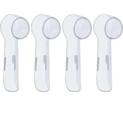 Cover Caps for Oral-B Replacement Brush Heads Oralb Electric Toothbrush Great for Travel Keeps Brush Head Sanitary and Keeps Germs and Dust Away by Alayna 4 PK