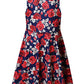 Buy now Girl & Doll Matching Dresses Floral Clothes Sleeveless Summer Swing Dress 3t 4t Navy Flower at indiglob india