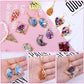Buy now Shynek 60Pcs Hollow Frame Pendants - Resin Craft Bezels Jewelry Molds for Necklaces and Earrings Making Supplies at indiglob india