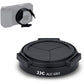 JJC Aluminum Lens Cap Cover Protector for Ricoh GR IIIx GR IIIx HDF GR3x HDF GR III GR III HDF GR3 HDF GR II GR2 with Soft EVA Interior -Black
