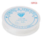 10 Rolls Elastic String, 0.5mm/18m Strong Crystal Stretchy Elastic Line Transparent Beading String Thread for Jewelry Making Beading Bracelet Wire (0.5mm/18m) - My Store