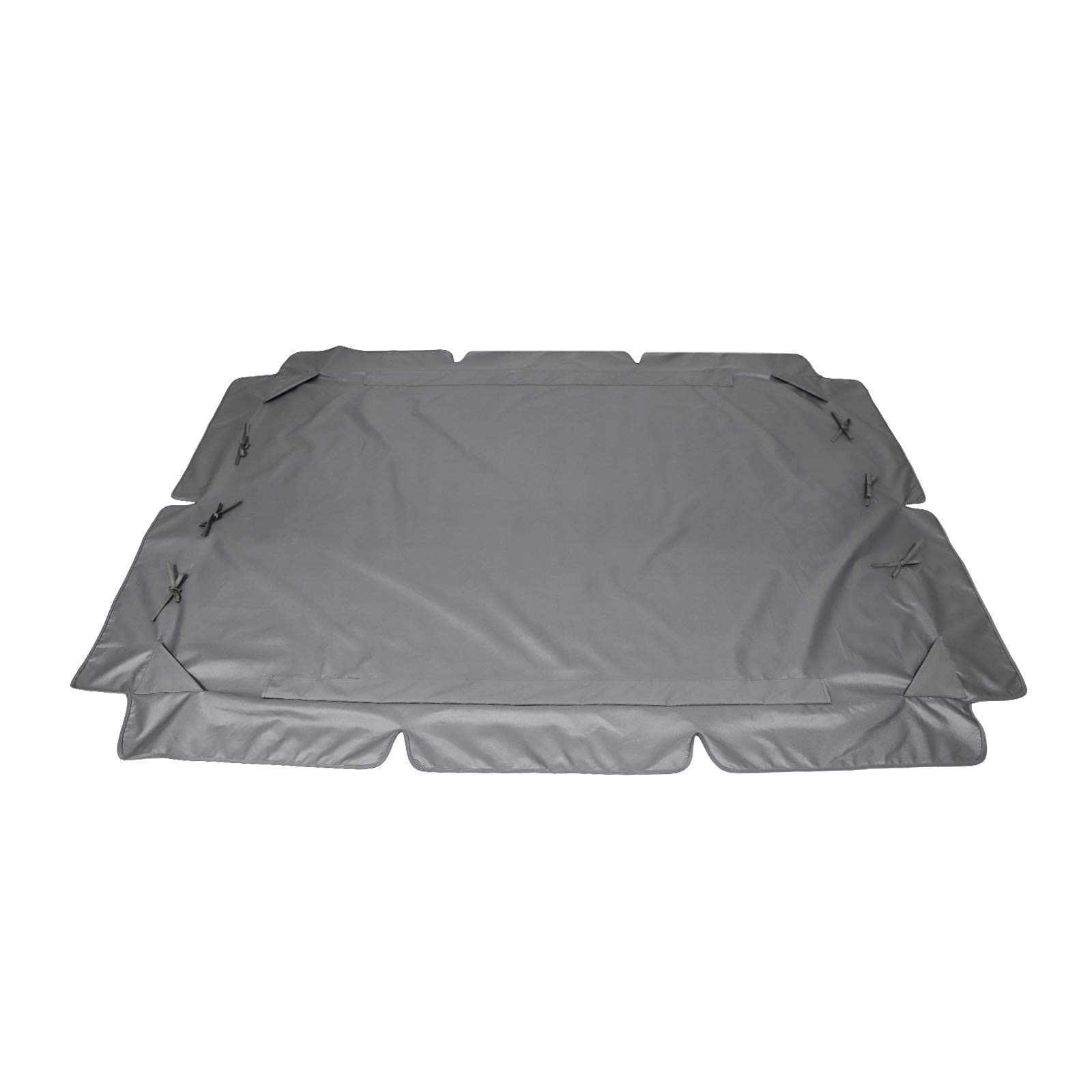 Buy now Swing Chair Canopy Replacement, 2 Seater Garden Seat Cover, Waterproof Windproof Anti-UV Heavy Duty Rip Proof Hammock Top Outdoor Furniture Covers (Grey, Small), Gray at indiglob india