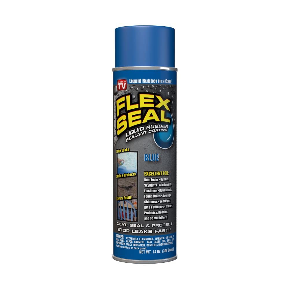 Buy now Flex Seal, 14 oz, Clear, Stop Leaks Instantly, Transparent Waterproof Rubber Spray On Sealant Coating, Perfect for Gutters, Wood, RV, Campers, Roof Repair, Skylights, Windows, and More at indiglob india