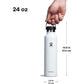 Hydro Flask Water Bottle - Insulated Stainless Steel - Non Spill, Leakproof in 24 Oz White