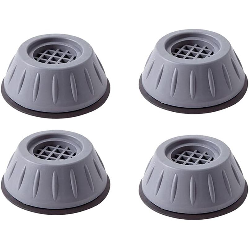 MWELLEWM Anti Vibration Pads for Washing Machine Shock and Noise Reducing Washing Machine Support Anti Slip Vibration Rubber Washing Machine Feet Dryer Washer Vibration Stabilizer(1.7D x 0.16 H)