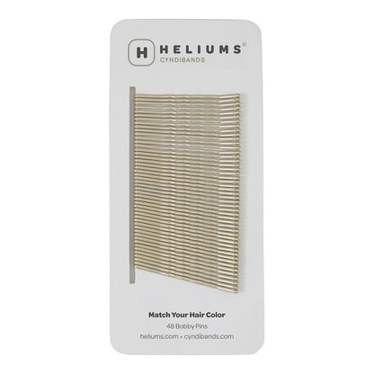 Heliums Bobby Pins - Auburn Red - 2 Inch Wavy Hair Pins, Color Matched for Redheads, 48 Count