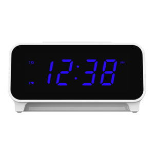 Buy now Emerson CKS1500 SmartSet Dual Alarm Clock Radio with AM/FM, 0.9” Blue LED Display, 4-Level Dimmer, Blue Accent Light, Sleep Timer & Auto Time Setting at indiglob india