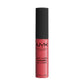 NYX PROFESSIONAL MAKEUP Soft Matte Metallic Lip Cream, Liquid Lipstick - Budapest (Deep Mauve With Red Undertone)